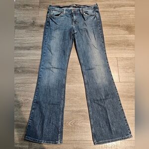 Vintage American Eagle Outfitters 90s Y2K Hipster Fit Boot Cut Jeans 12 long